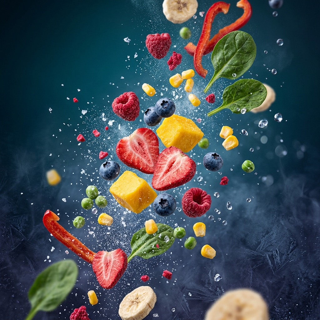 Freeze-dried food